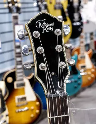 Michael Kelly Modified Baritone Guitar in Green 2